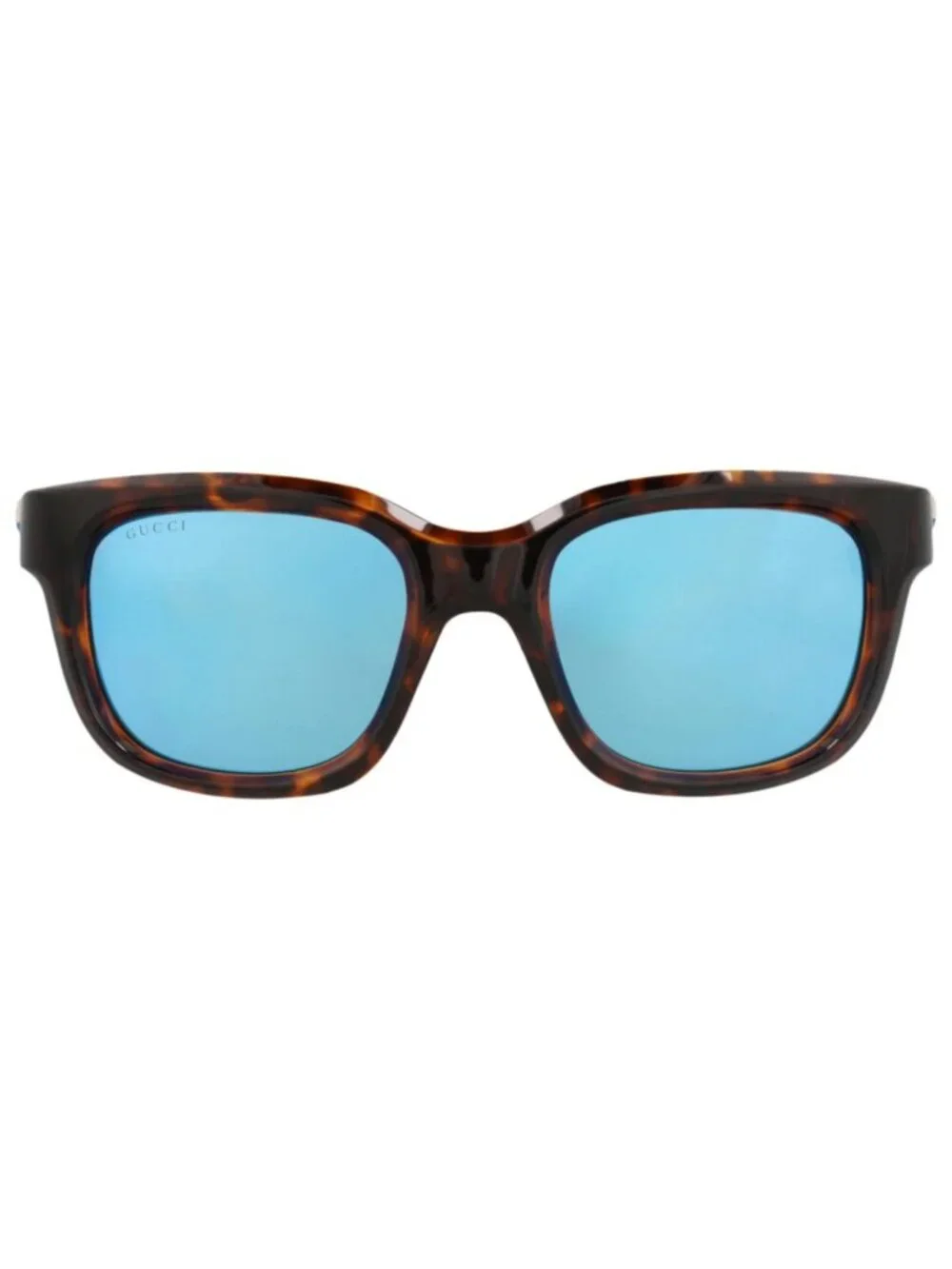 New Gucci Women's Sunglasses Square Rectangle Injection Frame Mens Havana Havana
